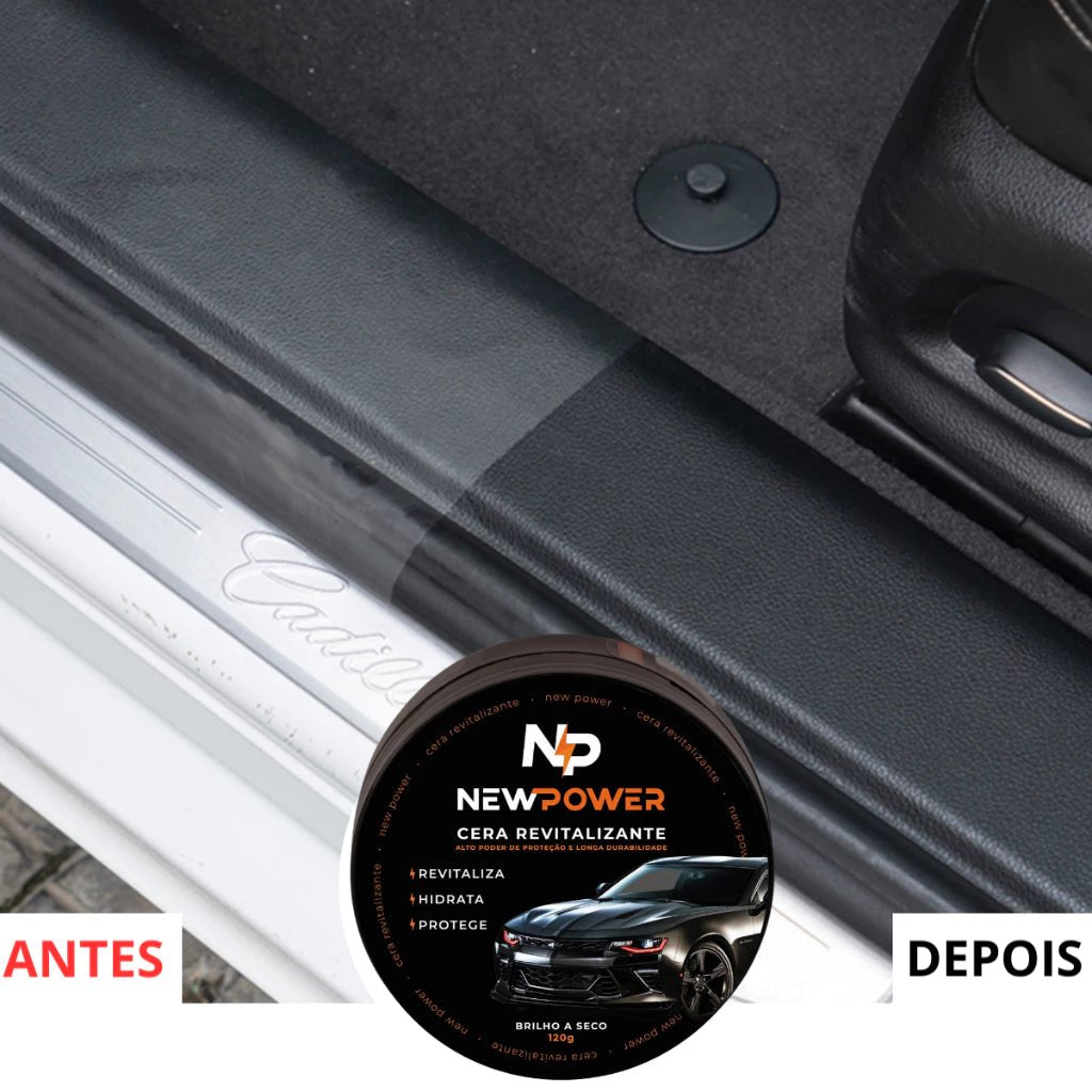 Revitalizador de Plásticos Automotivos NewPower – Devolva o Brilho Original ao Seu Carro - Achei na Lojinha