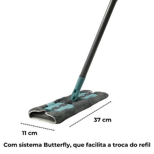 Rodo Mop Chenille Microfibra - Achei na Lojinha