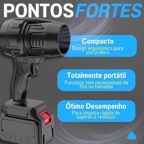 Soprador Portátil Turbofan Jet – Potência Profissional na Palma da Mão - Achei na Lojinha