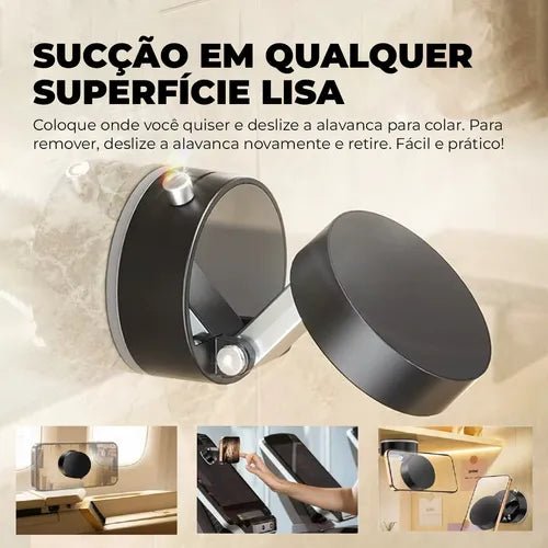 Suporte Magnético Giratório 360° para Celular - Achei na Lojinha