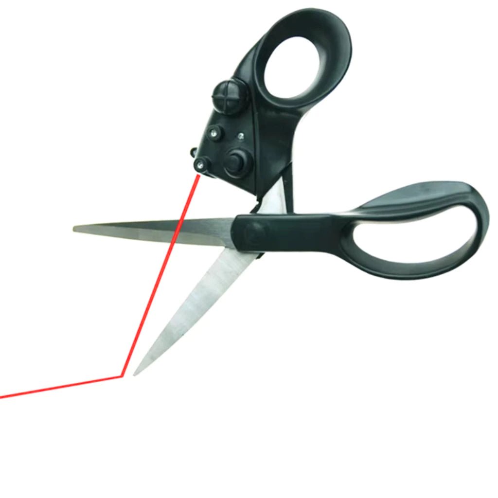 Tesoura com Mira Laser – Cortes Precisos e Profissionais - Achei na Lojinha