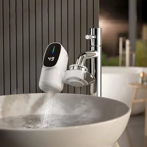 Torneira Elétrica com Aquecedor Instantâneo Digital – Água Quente em 3 Segundos! - Achei na Lojinha