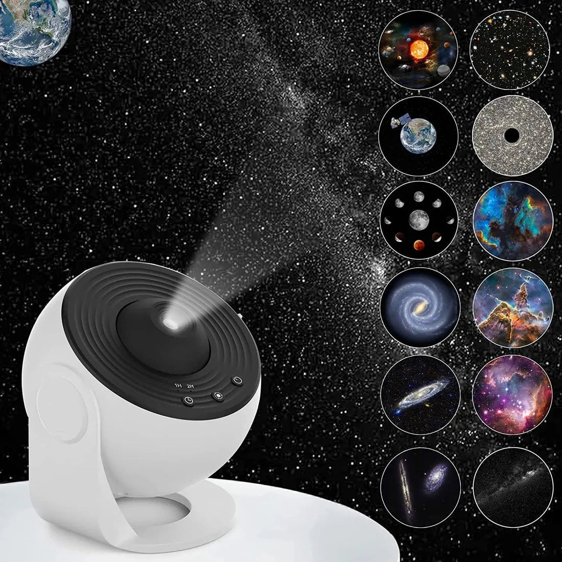 đ Transforme Qualquer Ambiente em um CĂ©u Estrelado MĂĄgico - LuminĂĄria Projetor LED Galaxias - Achei na Lojinha