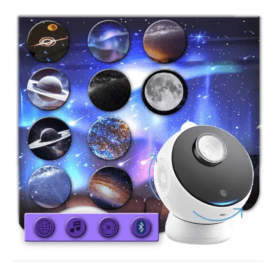đ Transforme Qualquer Ambiente em um CĂ©u Estrelado MĂĄgico - LuminĂĄria Projetor LED Galaxias - Achei na Lojinha