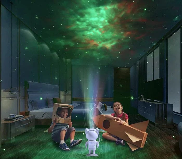 đ Transforme Qualquer Ambiente em um CĂ©u Estrelado MĂĄgico - LuminĂĄria Projetor LED Galaxias - Achei na Lojinha