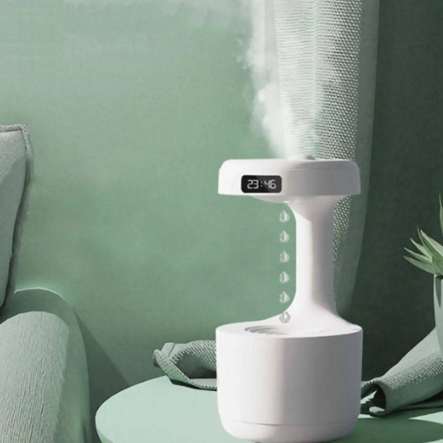 Umidificador e Difusor Efeito Antigravidade USB com LED - Achei na Lojinha