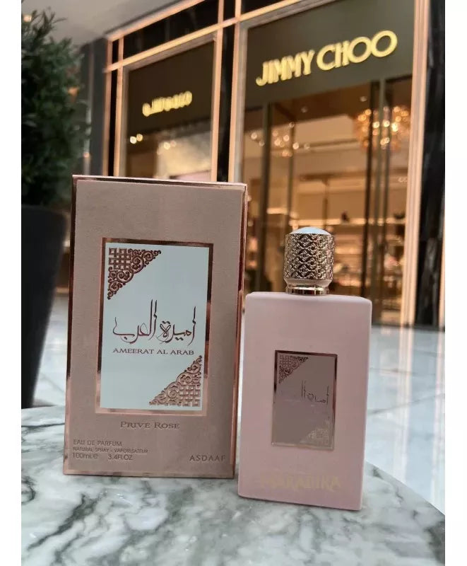 Perfume Rainha da Arábia Prive Rose de Asdaaf 100ml - Ameerat Al Arab