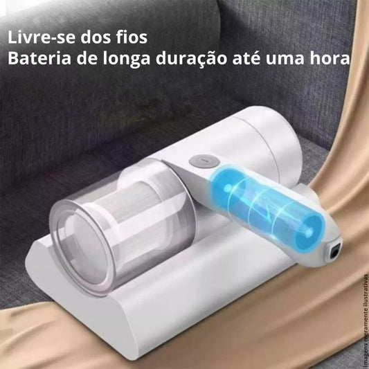 Aspirador Removedor de Ácaros e Poeira Luz UV Antibactericida - Achei na Lojinha