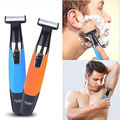 Barbeador e Aparador de Pelos Kemei KM - 1910 Portátil Bivolt – Corte Preciso e Conforto em Qualquer Lugar - Achei na Lojinha