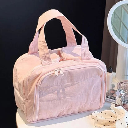 Bolsa Cosmética Portátil de Grande Capacidade - Achei na Lojinha
