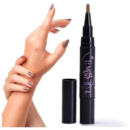 Caneta Esmalte Gel (Base, Esmalte e top Coat) - Achei na Lojinha