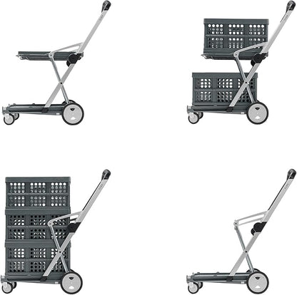 Carrinho Dobrável Multifuncional - Leve Tudo com Mais Facilidade 🛒 - Achei na Lojinha