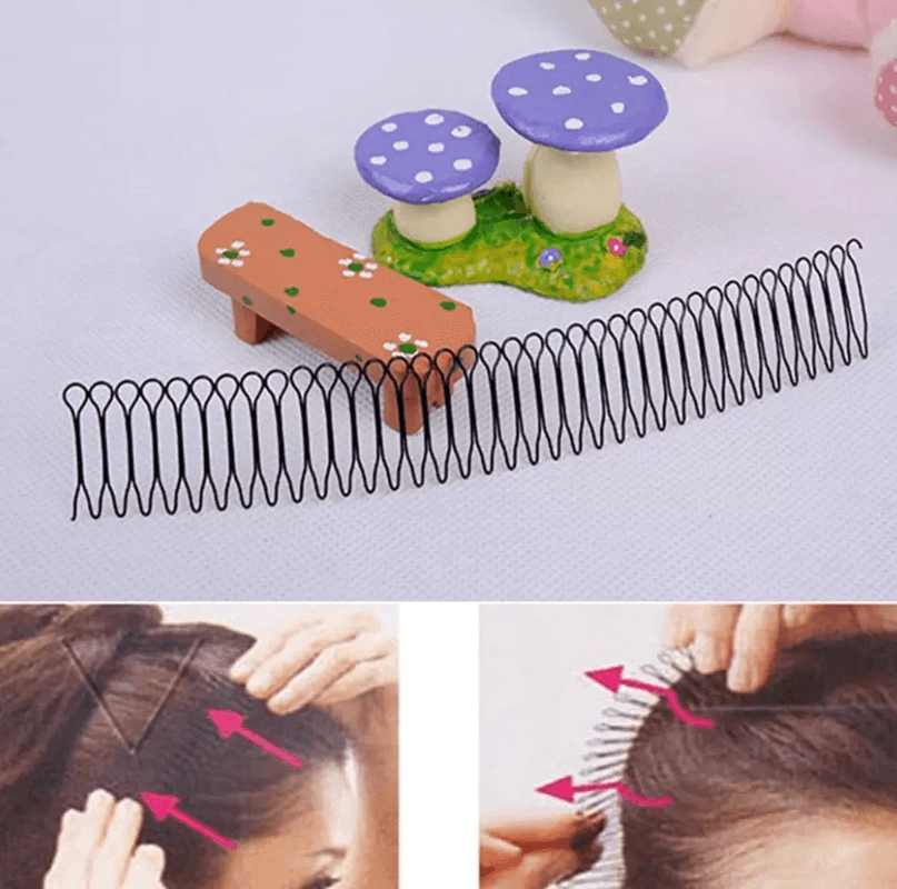 Clipe Invisível para Cabelo – Fixação Discreta e Acabamento Perfeito para Qualquer Penteado - Achei na Lojinha