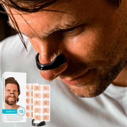 Clipe Nasal Expansor + 15 Adesivos Magnéticos Anti - Ronco - Achei na Lojinha