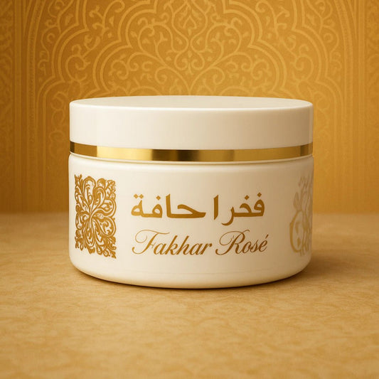 Creme Hidratante Corporal Fakhar Rosê 250ml Árabe - Achei na Lojinha