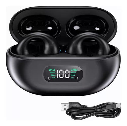 Fone de Ouvido Bluetooth Sem Fio Clipe de Orelha - Achei na Lojinha