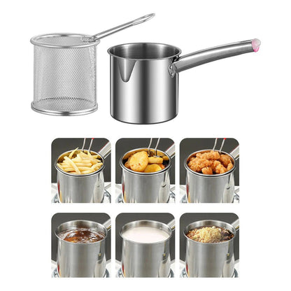Fritadeira Multifuncional Inox - Mais Praticidade, Menos Bagunça - Achei na Lojinha