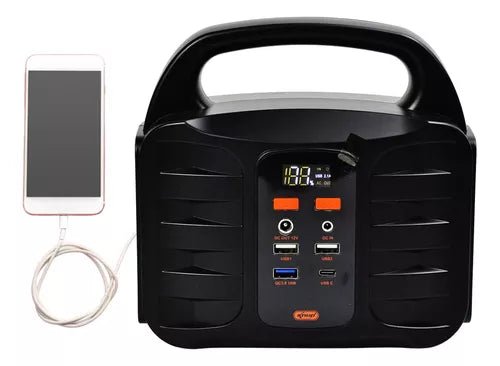 Gerador de Energia Portátil 100W - Achei na Lojinha