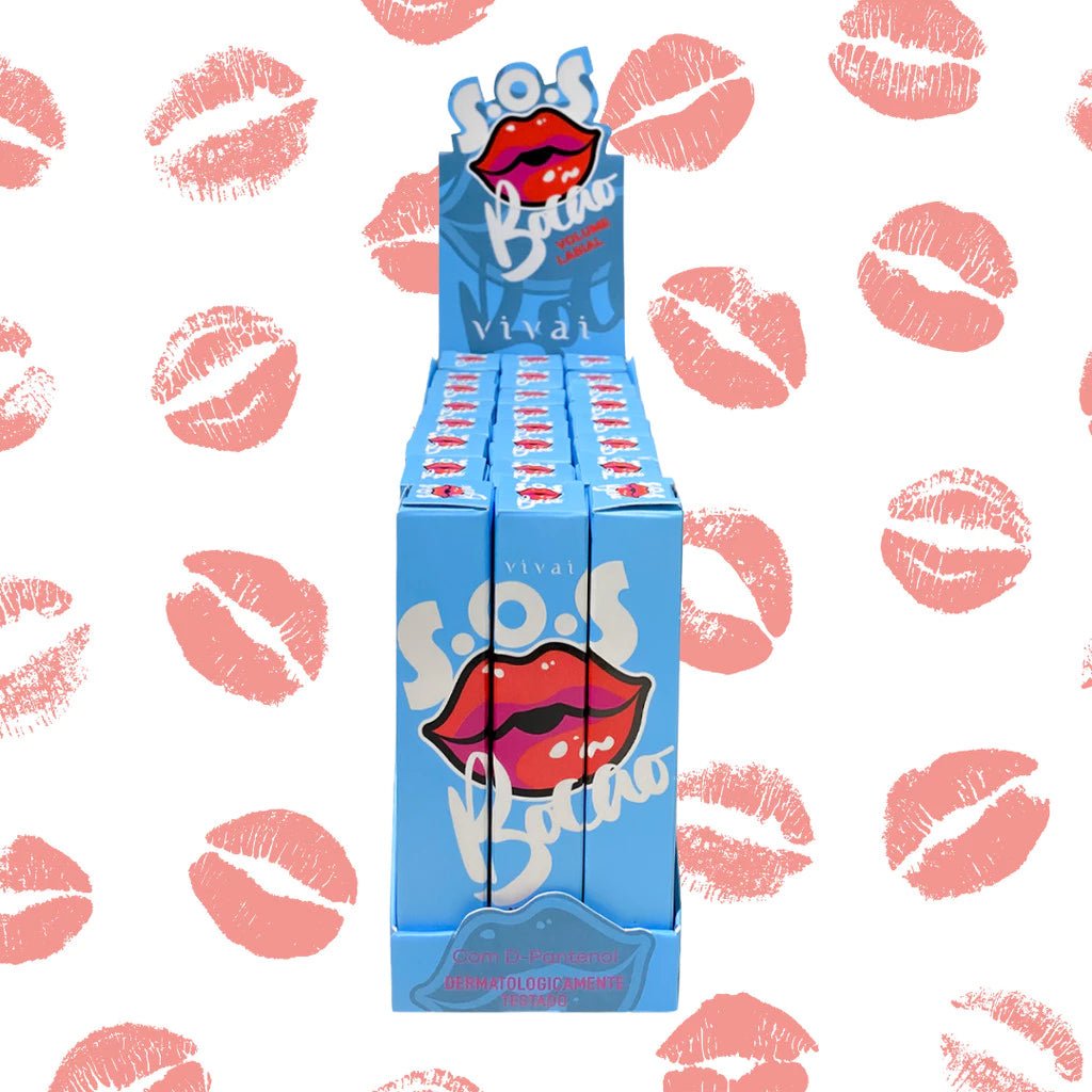 Gloss Efeito Preenchimento Labial - SOS Bocão Vivai 5ml - Achei na Lojinha
