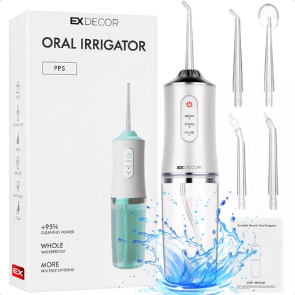 Irrigador Oral Recarregável Portátil - Achei na Lojinha