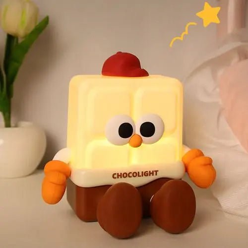 Luminária Chocolate Luz Noturna Recarregável - Achei na Lojinha