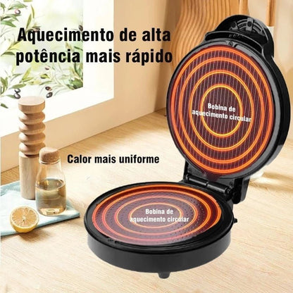 🍕 Máquina de Fazer Mini Pizzas, Ovos e Churrasquinhos – Diversão e Sabor na Sua Cozinha! - Achei na Lojinha