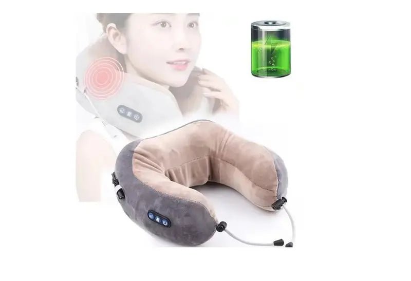 Massageador de Pescoço U - Shaped com Dupla Função - Achei na Lojinha