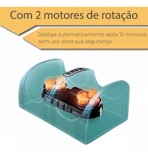 Massageador Elétrico para Pés Shiatsu - Bivolt - Achei na Lojinha