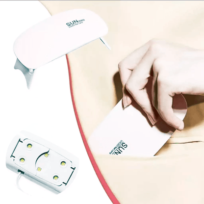 Mini Cabine LED UV Sun Mini – Suas Unhas, Perfeitas em Qualquer Lugar - Achei na Lojinha