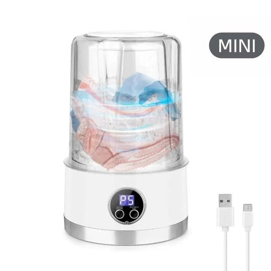 Mini Máquina de Lavar Portátil 1L - Praticidade Compacta para Sua Rotina - Achei na Lojinha