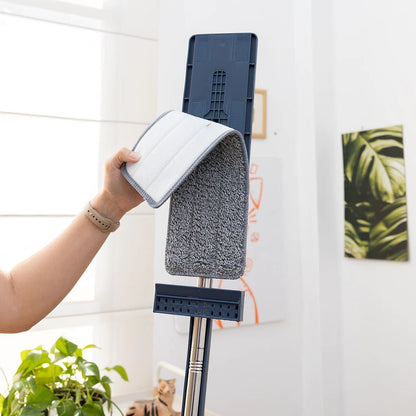 Mop Flat Limpeza Mágica 360° - Sua Casa Brilhando em Minutos - Achei na Lojinha