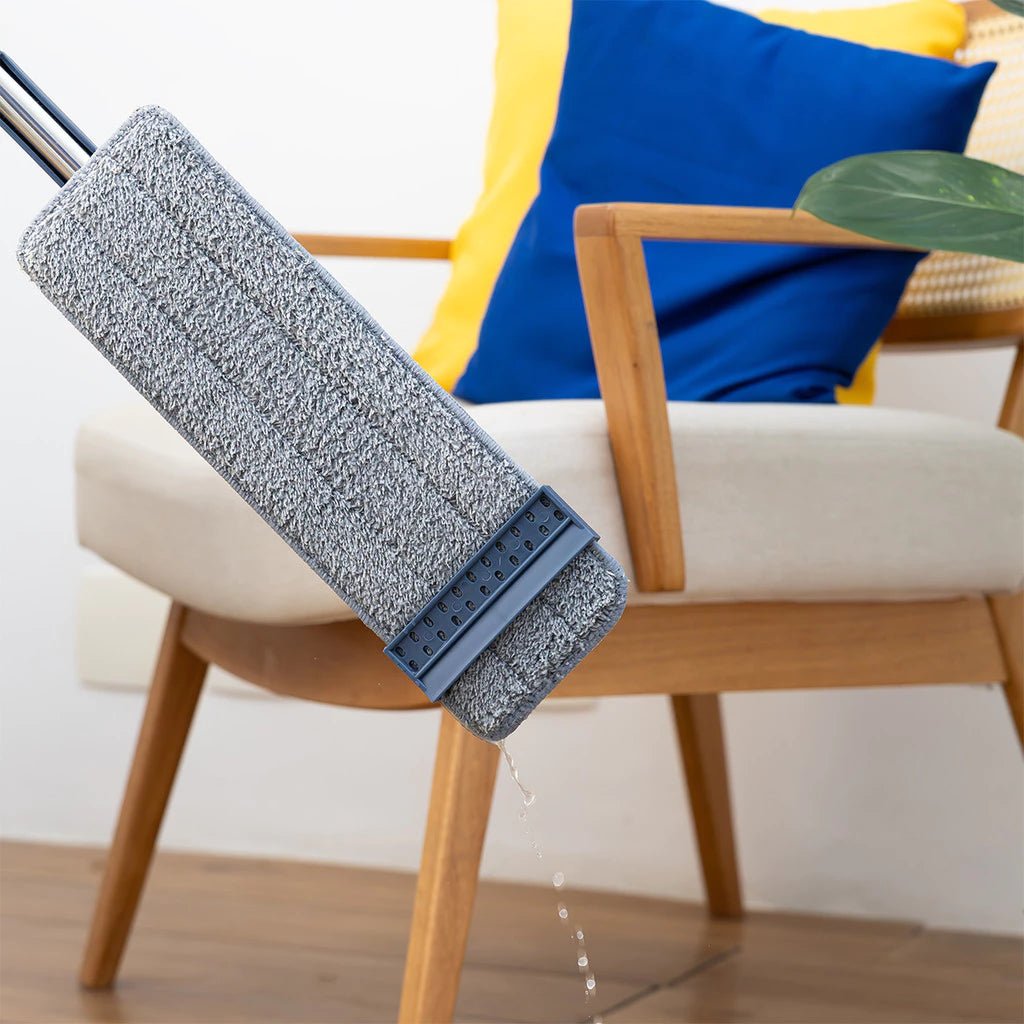 Mop Flat Limpeza Mágica 360° - Sua Casa Brilhando em Minutos - Achei na Lojinha