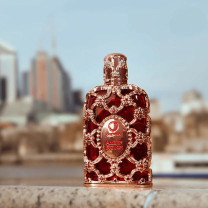 Perfume Amber Rouge de Orientica Premium Luxury 80ml - Achei na Lojinha