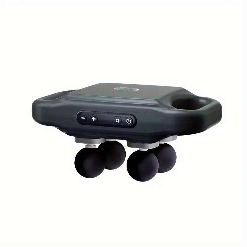 Pistola de Massagem Elétrica com Múltiplas Cabeças - Achei na Lojinha