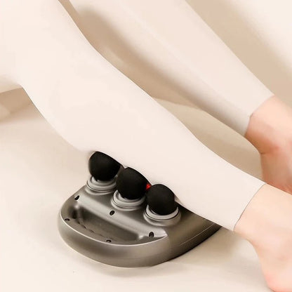 Pistola de Massagem Elétrica com Múltiplas Cabeças - Achei na Lojinha