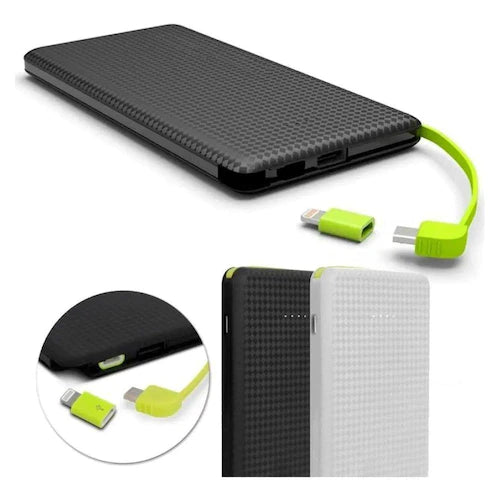 Power Bank Universal 10.000 mAh - Carregador Portátil para Android e iPhone