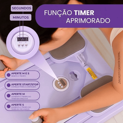 Prancha Extensora Dobrável para Pilates e Abdominais Multifuncional - Achei na Lojinha