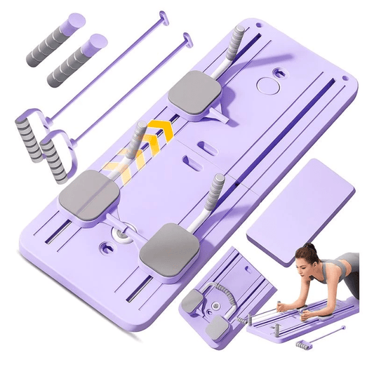 Prancha Extensora Dobrável para Pilates e Abdominais Multifuncional - Achei na Lojinha