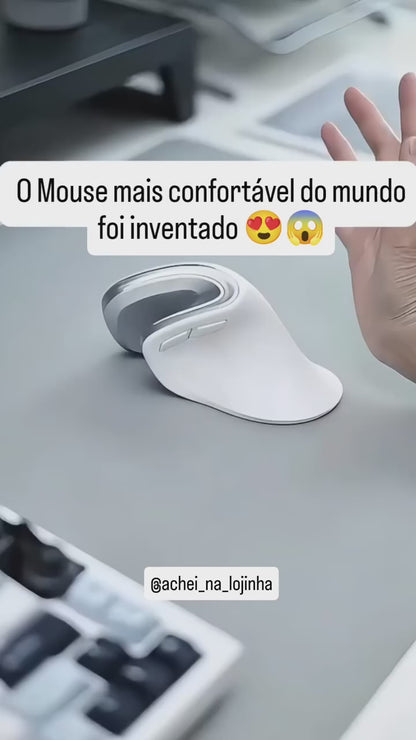 Mouse Vertical Ergonômico Sem Fio - Trabalhe com Conforto e Liberdade