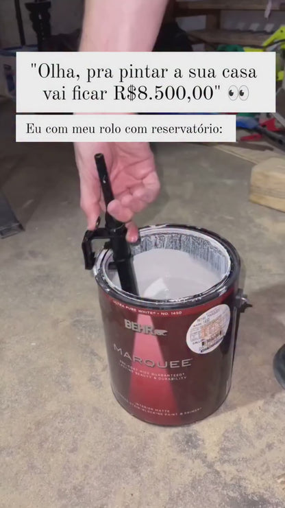 Rolo de Pintura Profissional com Reservatório