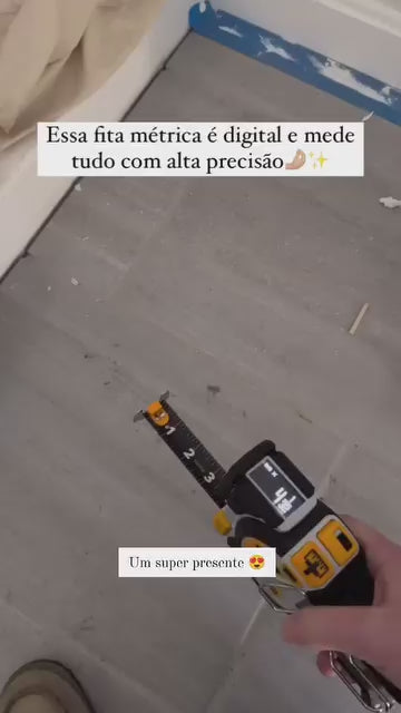 Trena Laser Digital 40M Fita Métrica 5M Multifuncional 3 em 1