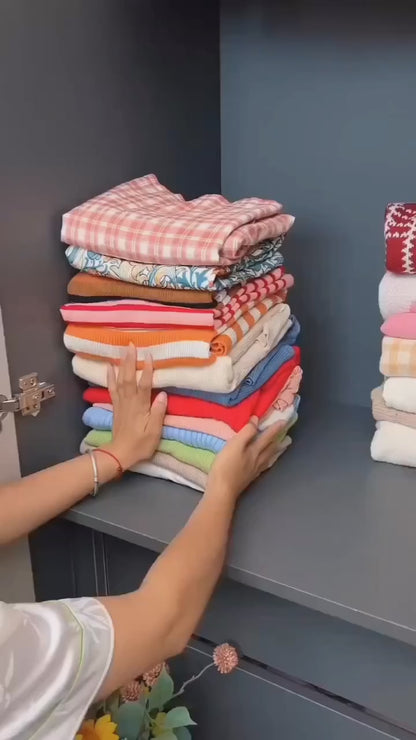 Kit Cesto Organizadore Multiuso com 4 Peças para Roupas e Toalhas