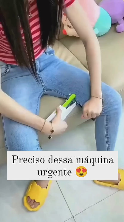 Mini Máquina de Costura Manual a Pilha
