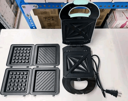 Sanduicheira 3 em 1 Multiuso - Prepare Sanduíches, Waffles e Grelhados - 110V - Achei na Lojinha