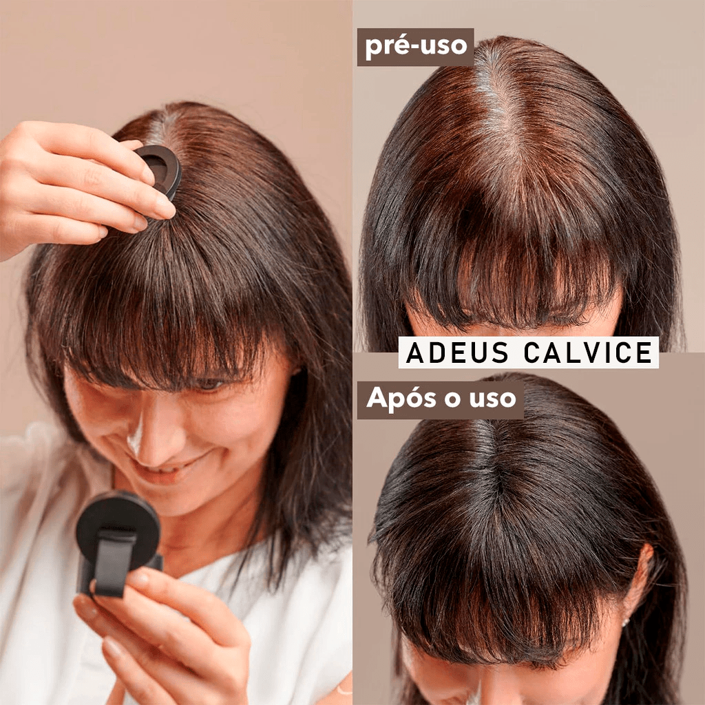 Sombra Capilar em Pó Jhessy – Cobre Falhas, Disfarça Fios Brancos e Realça a Linha do Cabelo - Achei na Lojinha