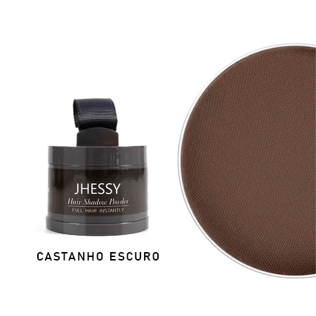 Sombra Capilar em Pó Jhessy – Cobre Falhas, Disfarça Fios Brancos e Realça a Linha do Cabelo - Achei na Lojinha