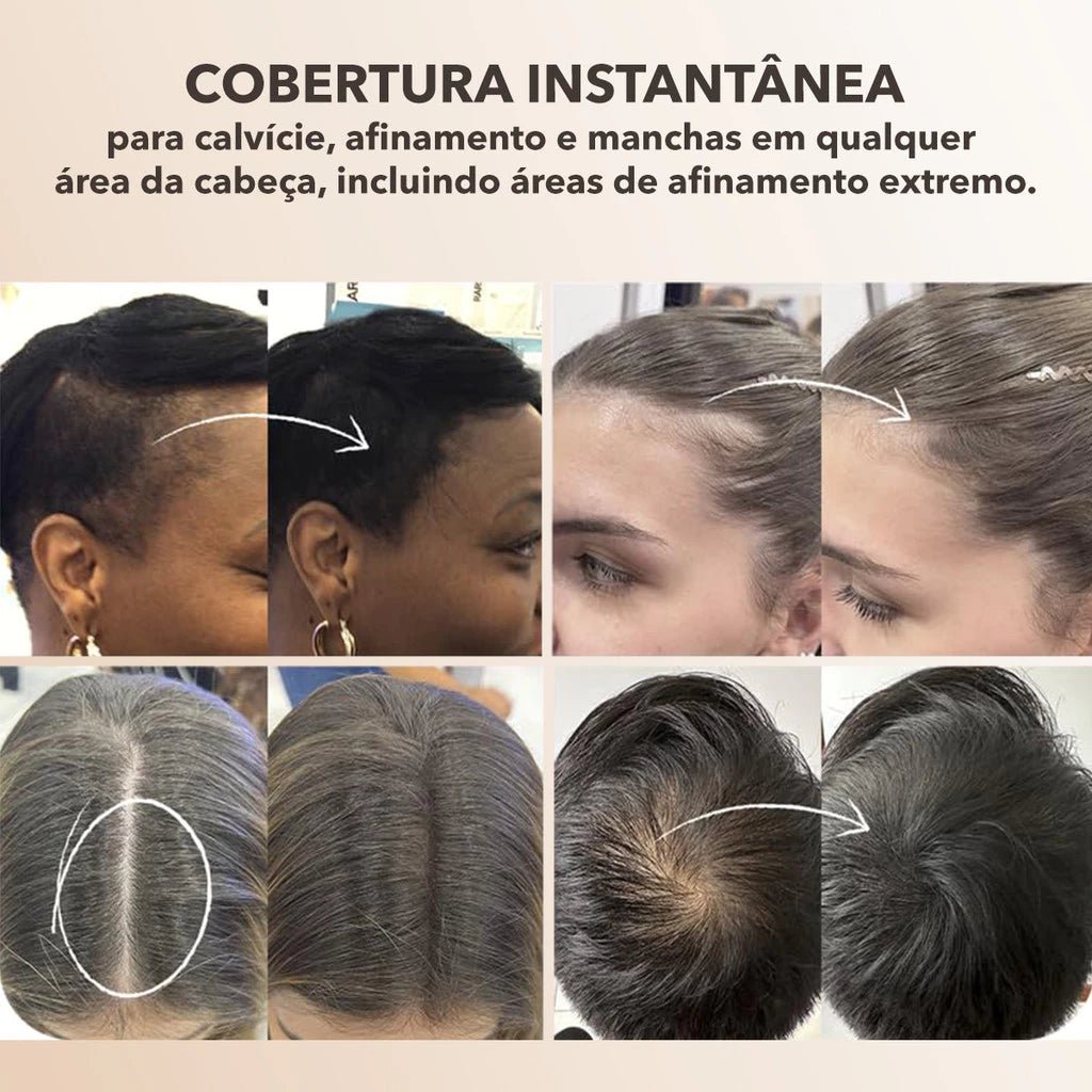 Sombra Capilar em Pó Jhessy – Cobre Falhas, Disfarça Fios Brancos e Realça a Linha do Cabelo - Achei na Lojinha