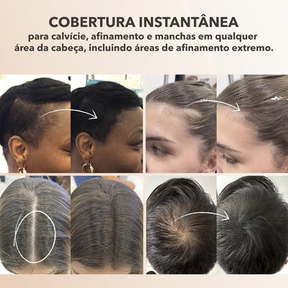 Sombra Capilar em Pó Jhessy – Cobre Falhas, Disfarça Fios Brancos e Realça a Linha do Cabelo - Achei na Lojinha