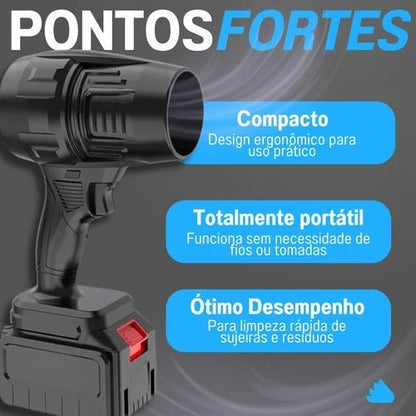 Soprador Portátil Turbofan Jet – Potência Profissional na Palma da Mão - Achei na Lojinha
