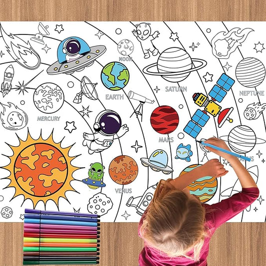 Super Rolo de Papel para Colorir – 5 Metros de Criatividade Sem Fim! - Achei na Lojinha